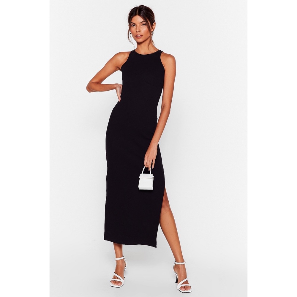 Nasty Gal Standards High Midi Dress